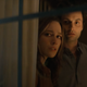 Victoria Pedretti and Penn Badgley